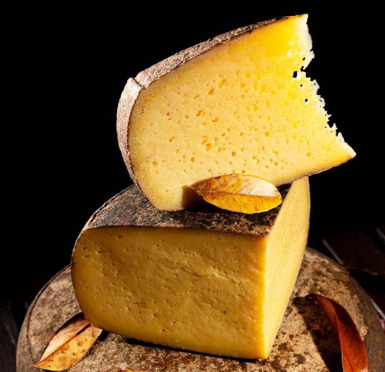 Queso Alpasto de Tresviso, Cantabria, elaborado con leche de vaca de pastoreo en los Picos de Europa por Javier Campo.