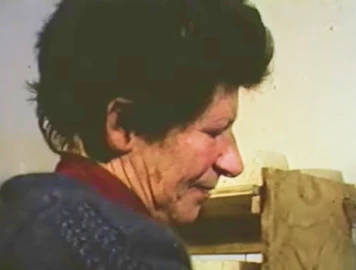 Teresa Campo, quesera tradicional de Tresviso, en la antigua quesería familiar de la familia Campo.